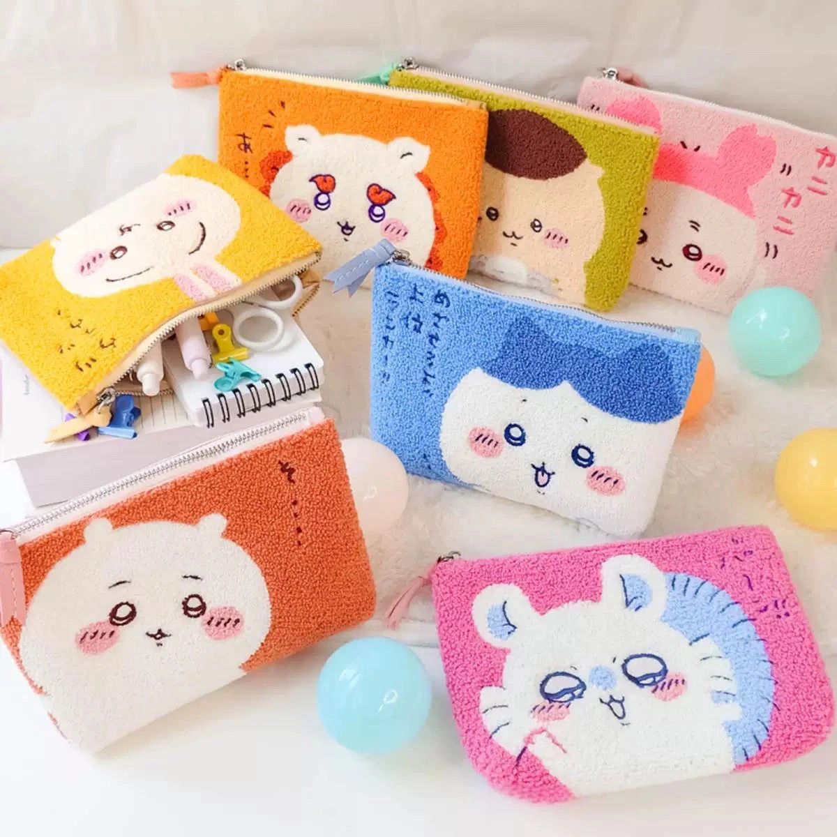 Mini Backpack Purse - Japanese chiikawa Jiyi Kawa makeup storage