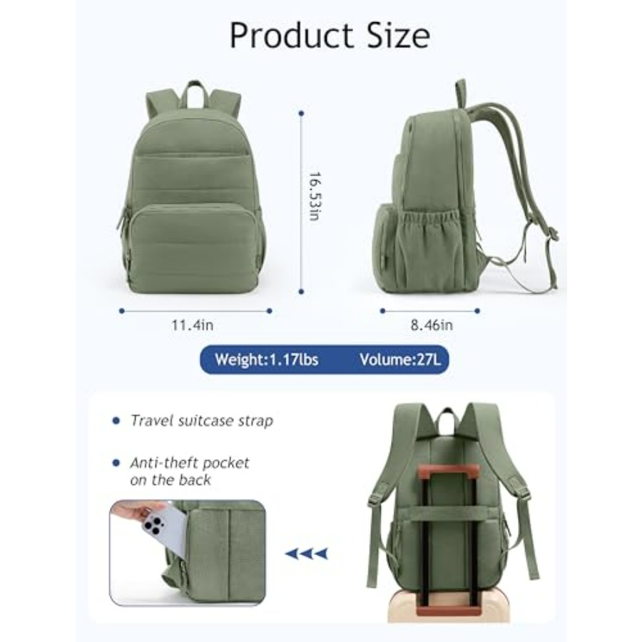 Travel Backpack for Women, 15. - Laptop Backpack 15.6 recension och pris