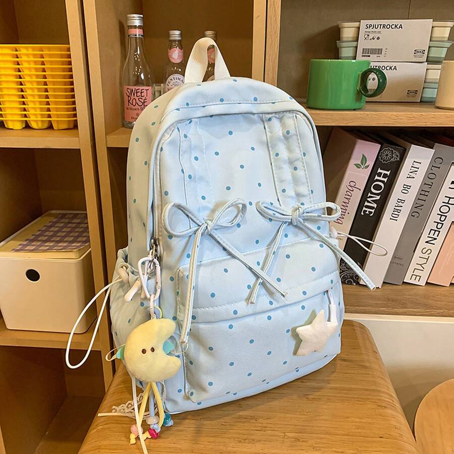 Cute Polka Dot Small Backpack  - Fashion Backpack Women recension och pris