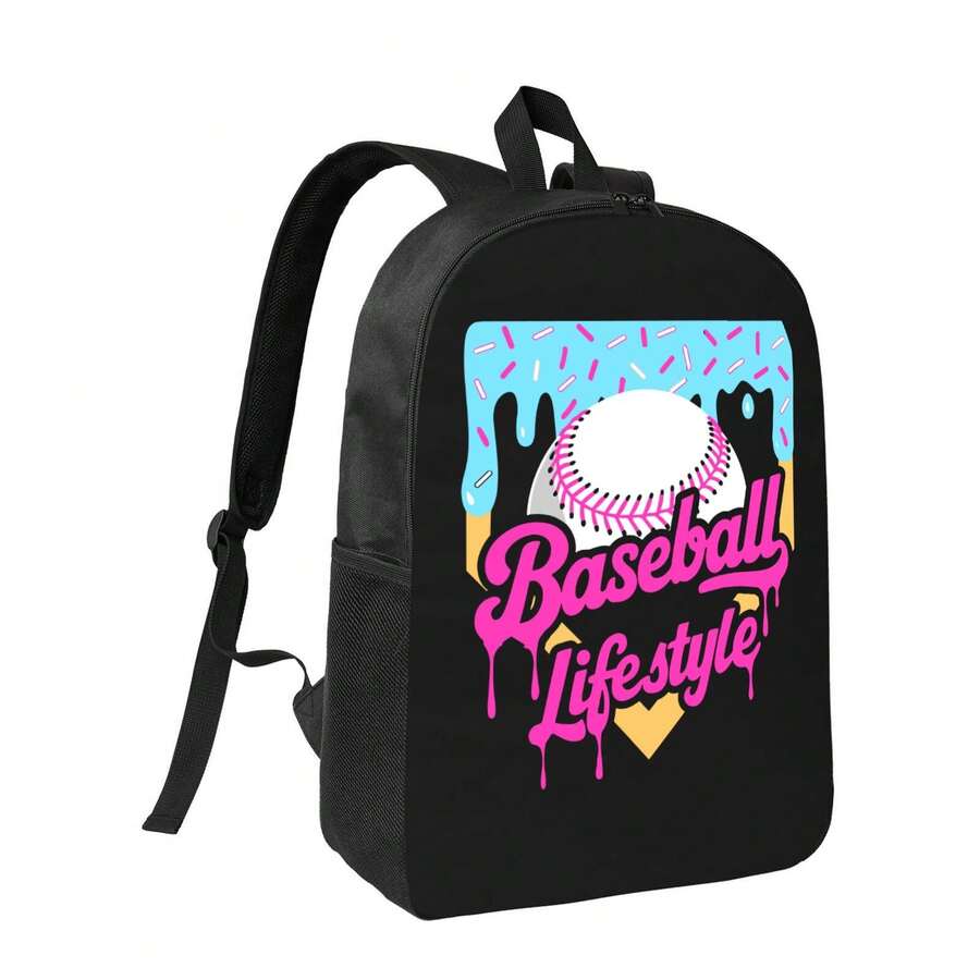Baseball Drip Design Backpack  - Laptop Backpack 15.6 recension och pris