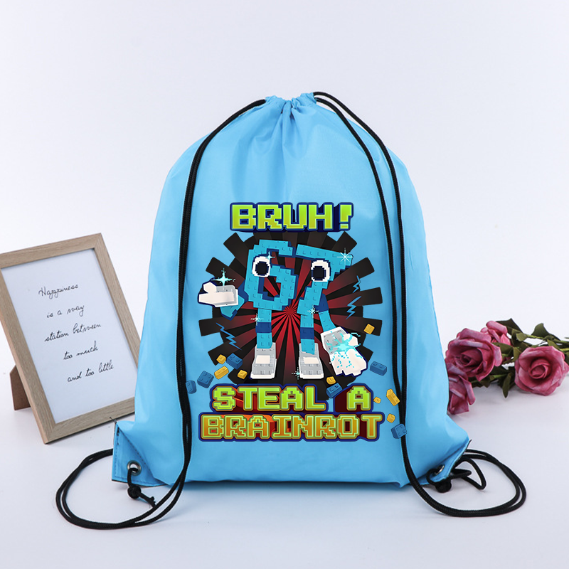 Steal A Brainrot 67 Six Seven  - Drawstring Gym Bag recension och pris