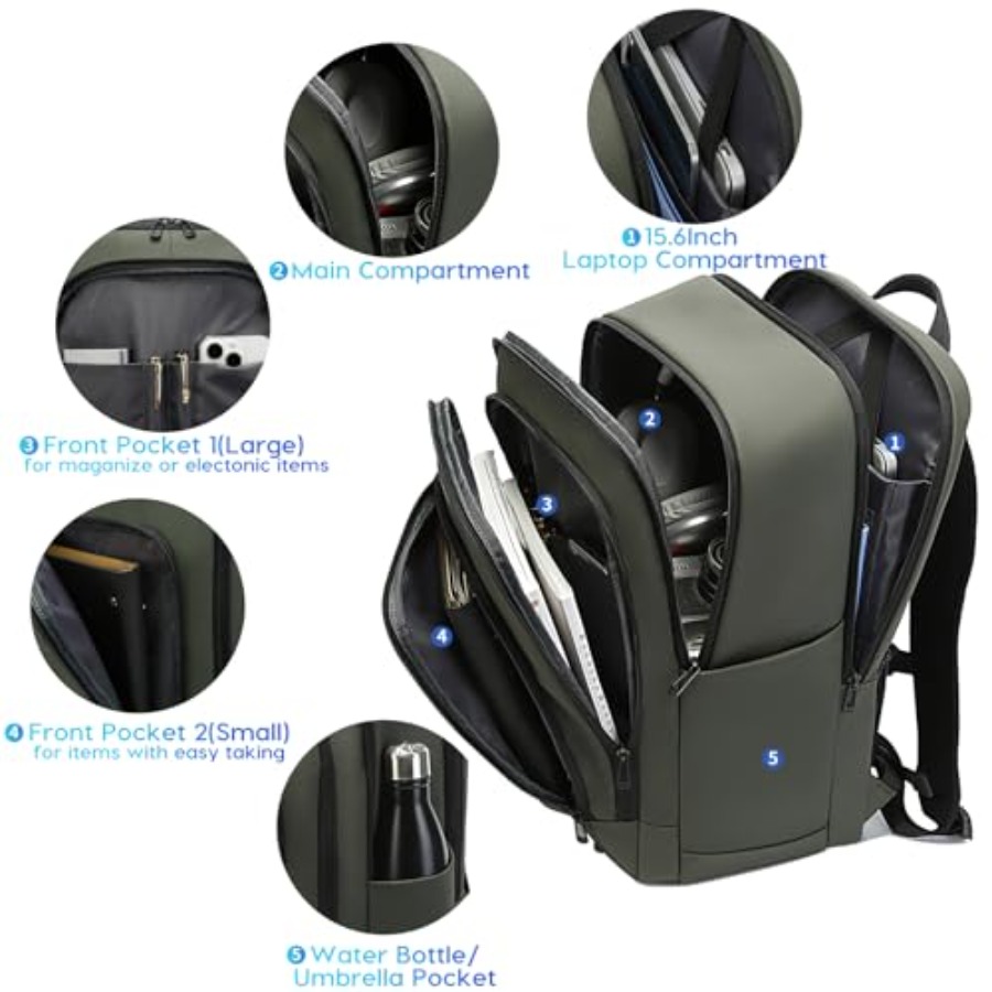 28L Lightweight Hiking Backpac - Laptop Backpack 15.6 recension och pris