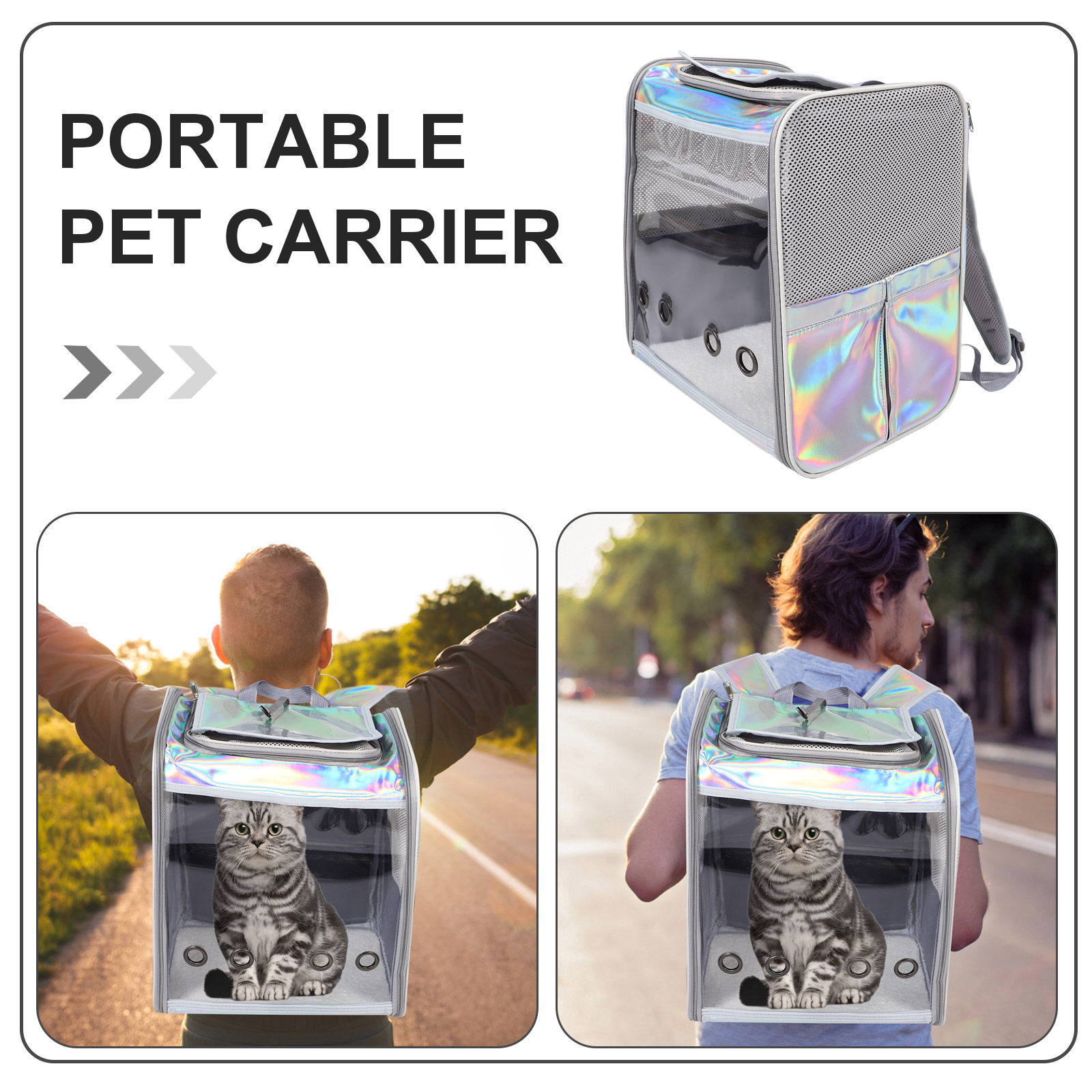 Spacious Foldable Pet Backpack - Foldable Backpack Small recension och pris