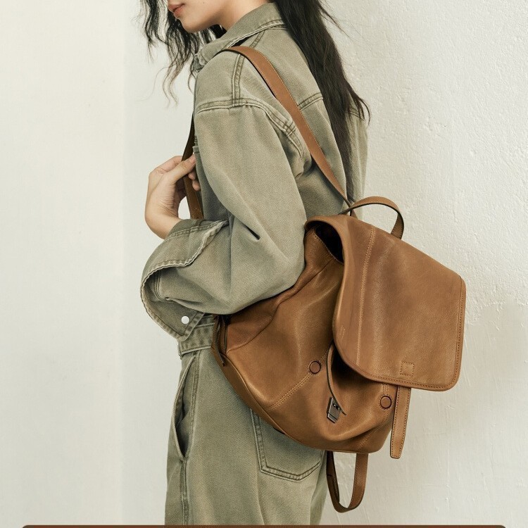 Personalized Waxed Canvas Mess - Business Backpack Brief recension och pris