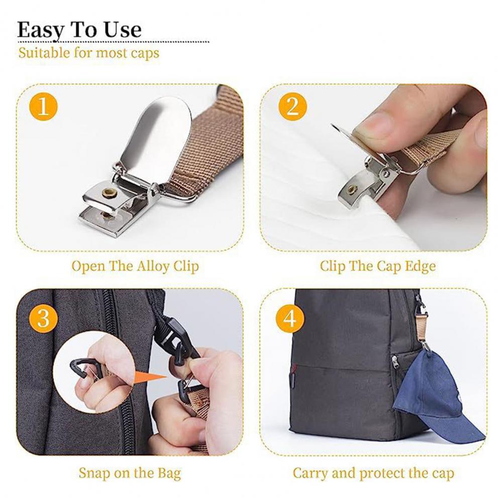 12.5cm Travel Handbag Hat Clip - Backpack Insert Organizer recension och pris