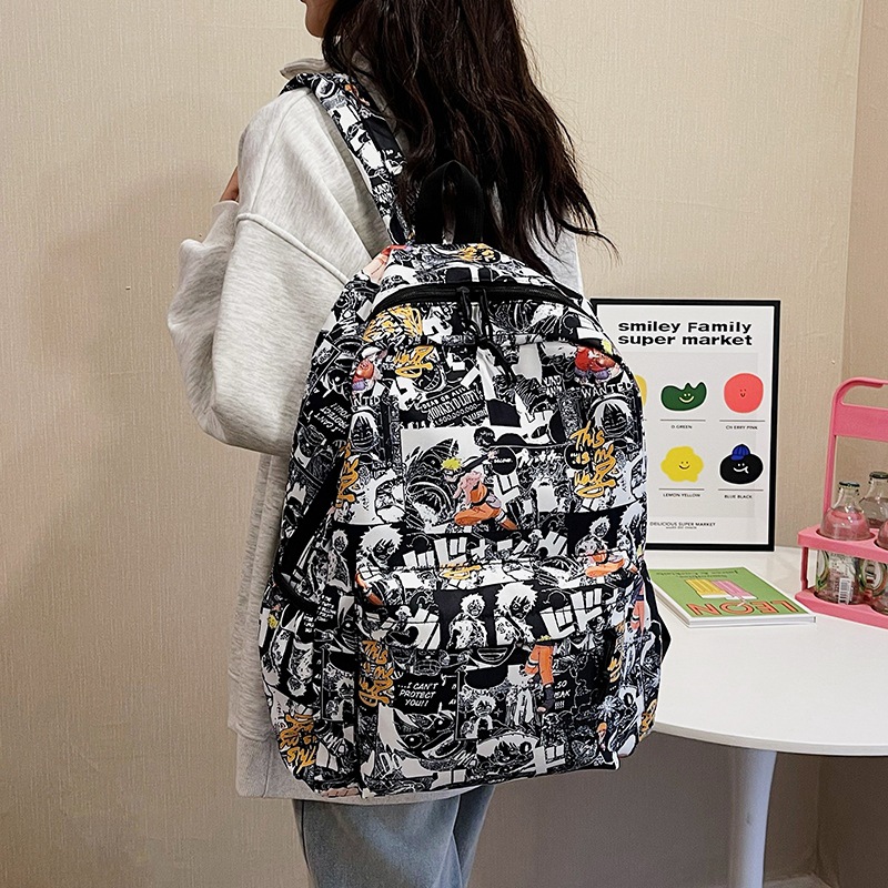 Trendy One Piece Luffy Anime B - School Backpack Teen recension och pris