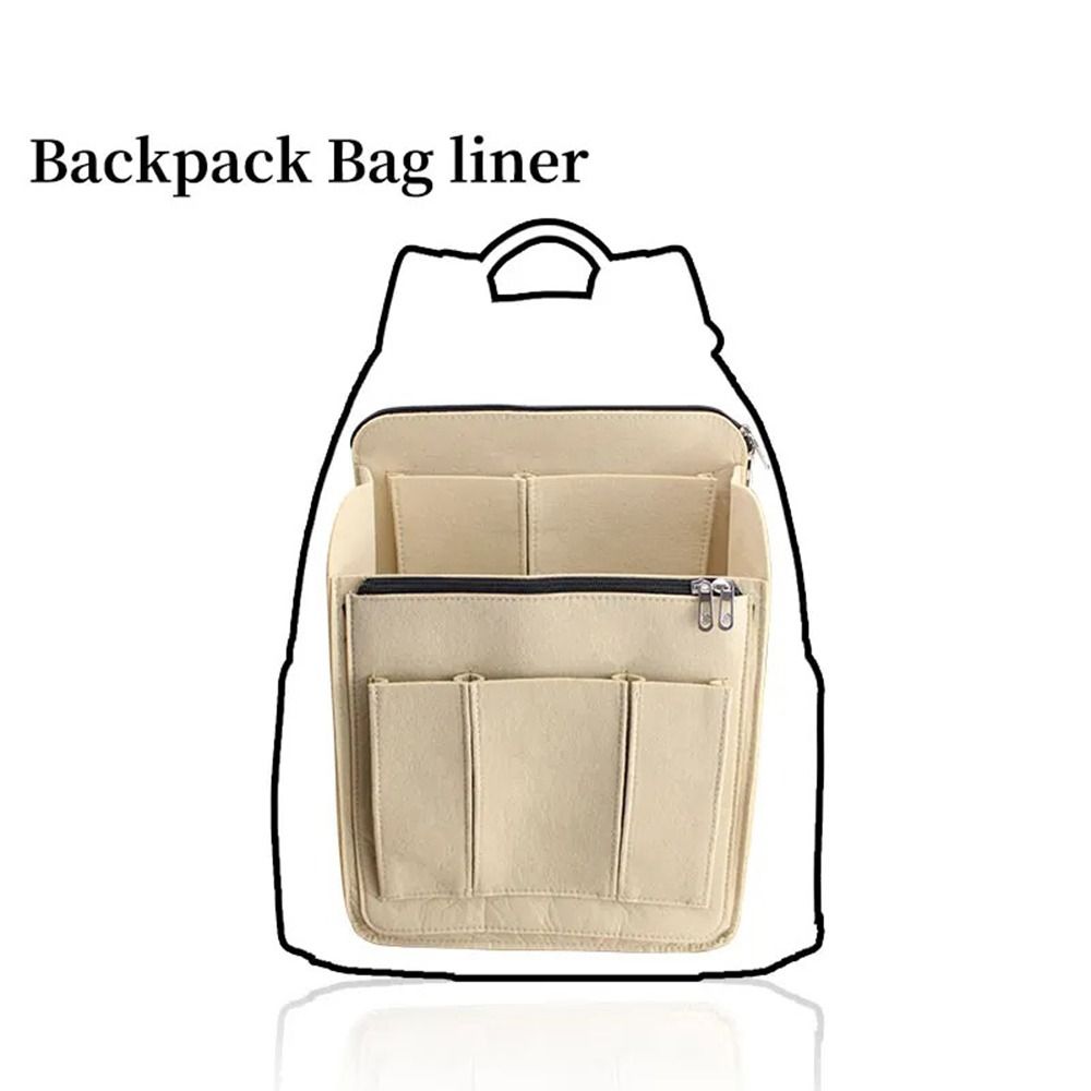 Multi-Pocket Insert Bag Organi - Backpack Insert Organizer recension och pris