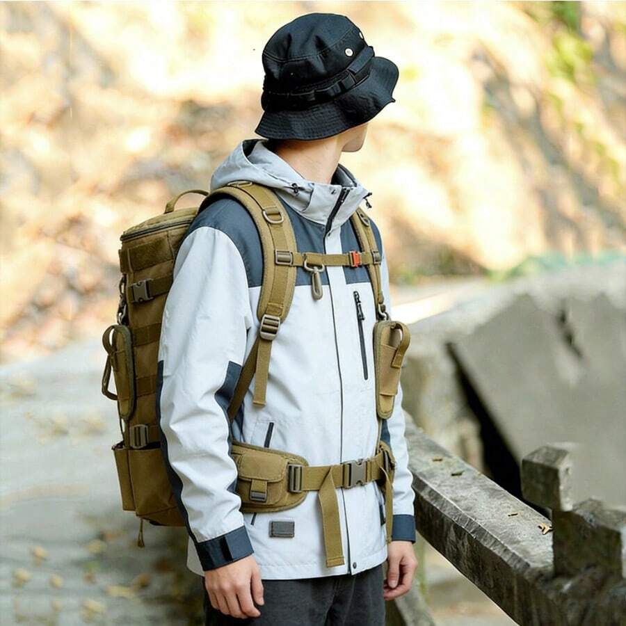 Large Capacity Tactical Backpa - Hiking Backpack Waterproof recension och pris