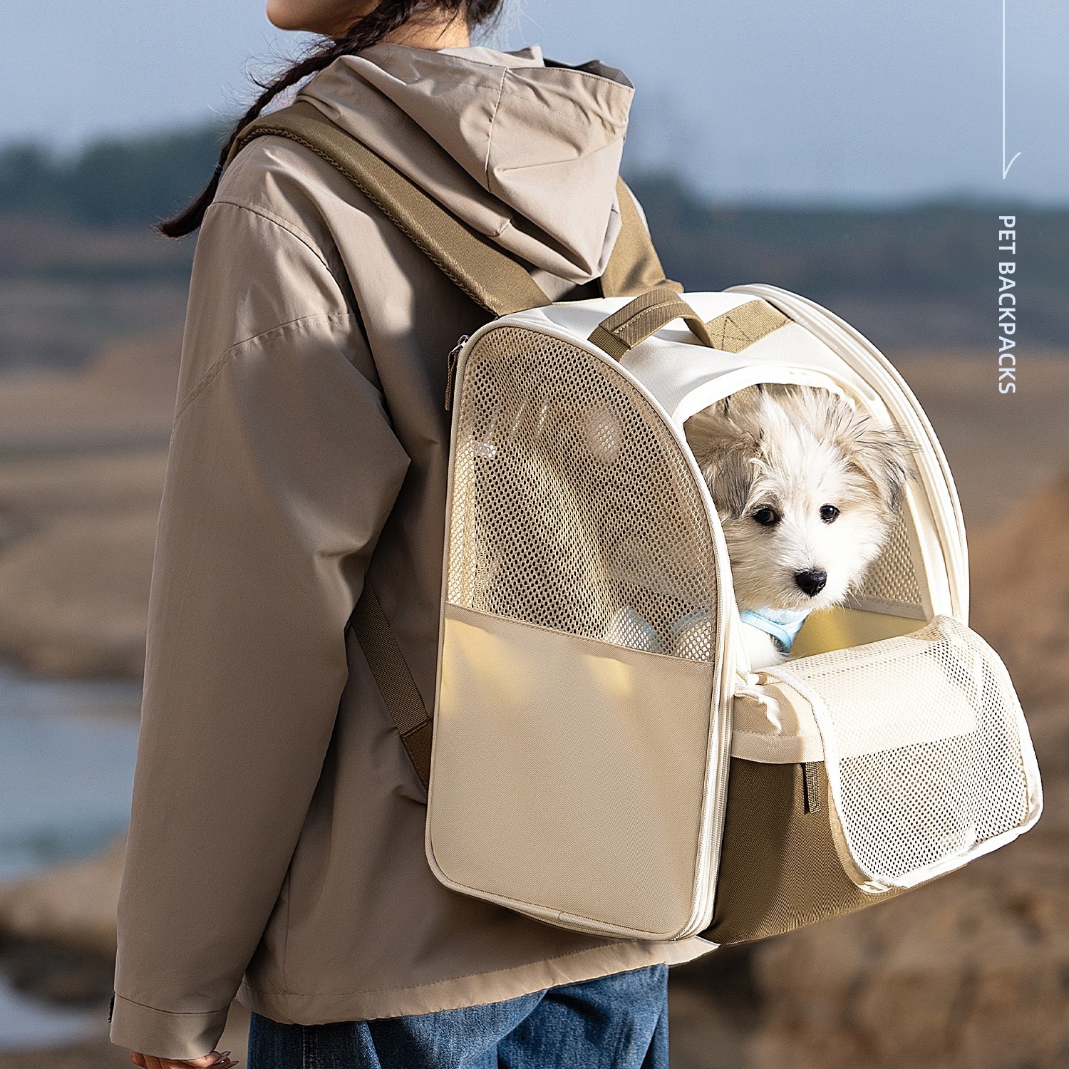 Pet Carrier Backpack Breathabl - Foldable Backpack Small recension och pris