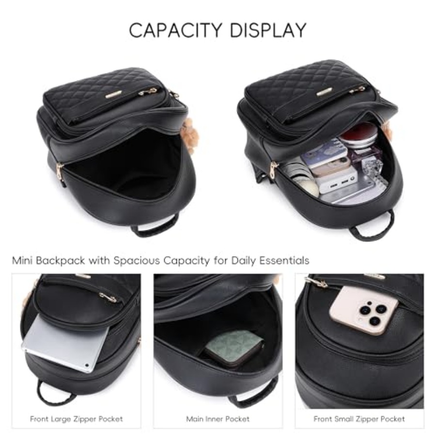 Mini Leather Backpack Purse fo - Mini Backpack Purse recension och pris