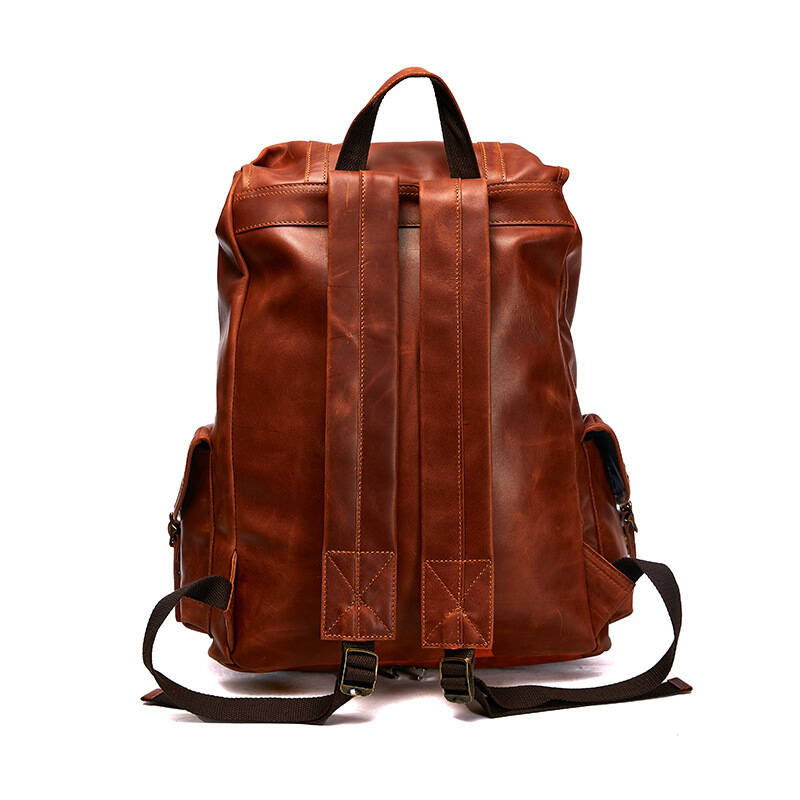 XZAN Men S Bags Fashion Europe - Leather Backpack Vintage recension och pris