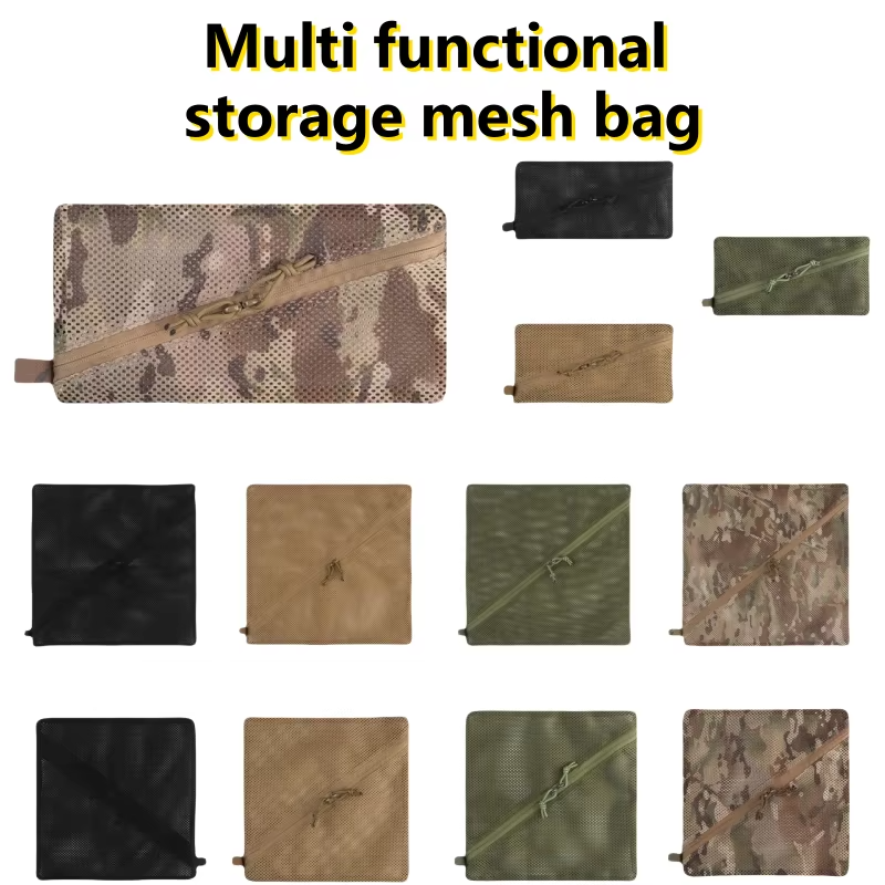 Tactical Mesh EDC Pouch Bag Ut - Backpack Insert Organizer recension och pris