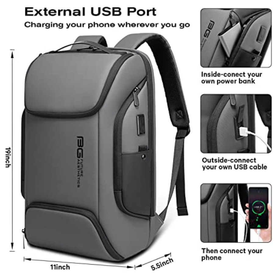Business Laptop Smart backpack - Laptop Backpack 15.6 recension och pris
