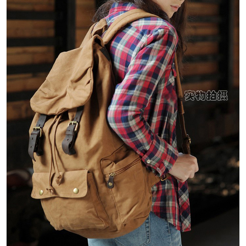 Fashion New Military Canvas Ba - Rucksack Military Style recension och pris