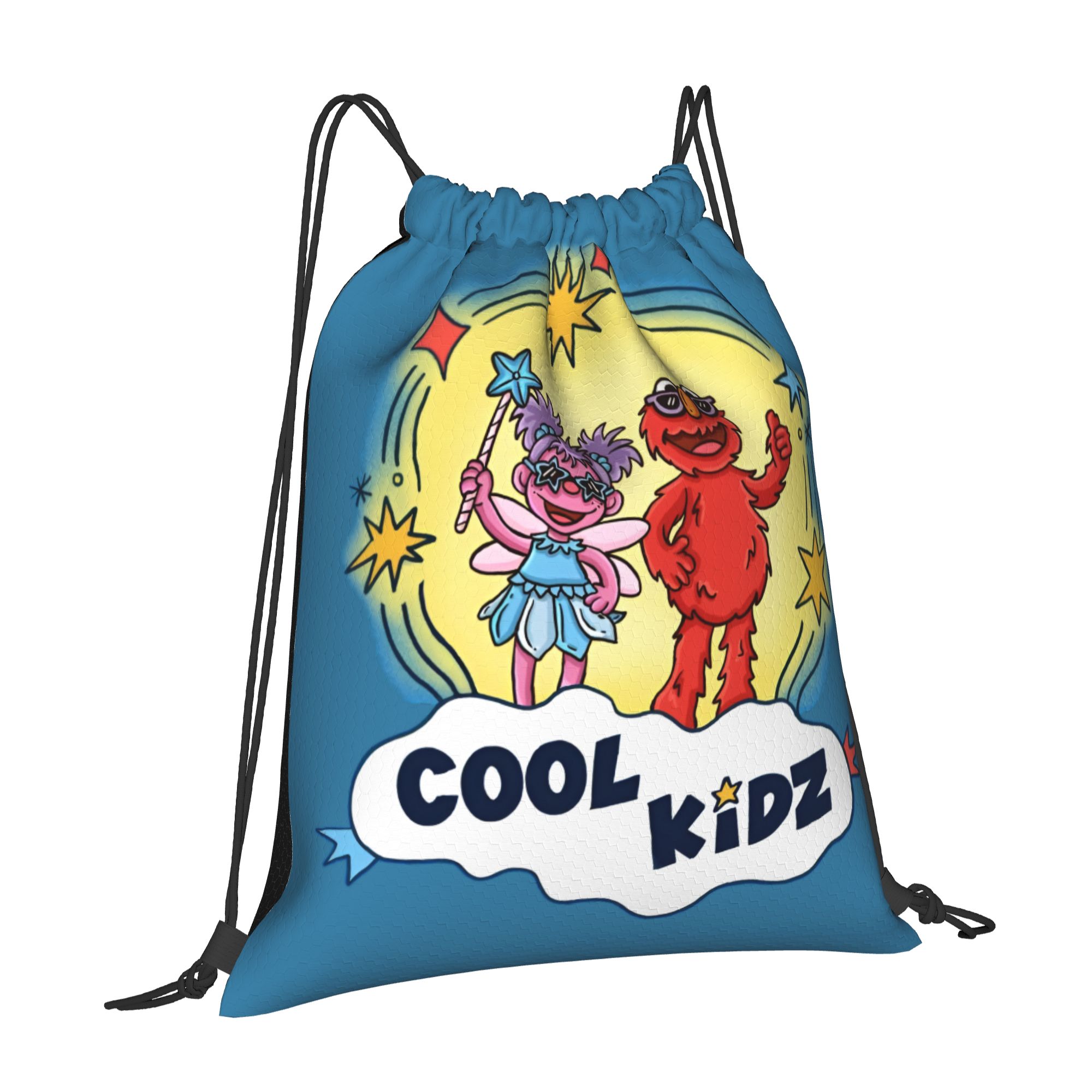 Custom Cookie Monster Drawstri - Drawstring Gym Bag recension och pris
