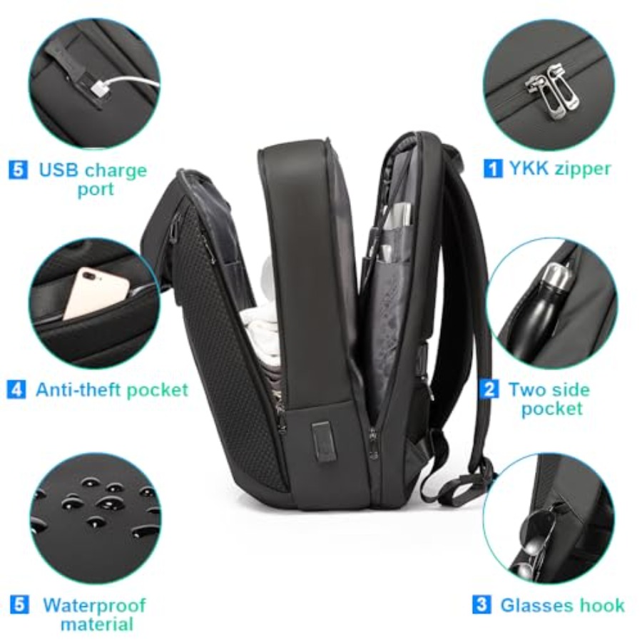 Smart Business Laptop Backpack - Laptop Backpack 15.6 recension och pris