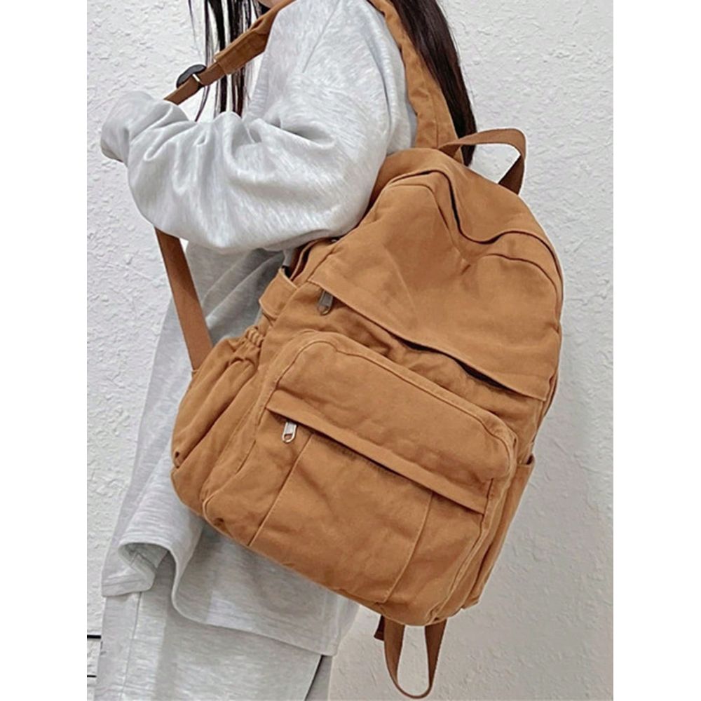 Fashionable Canvas Backpack Fo - School Backpack Teen recension och pris