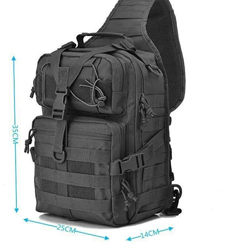 Camouflage Tactical Crossbody  - Hiking Backpack Waterproof recension och pris