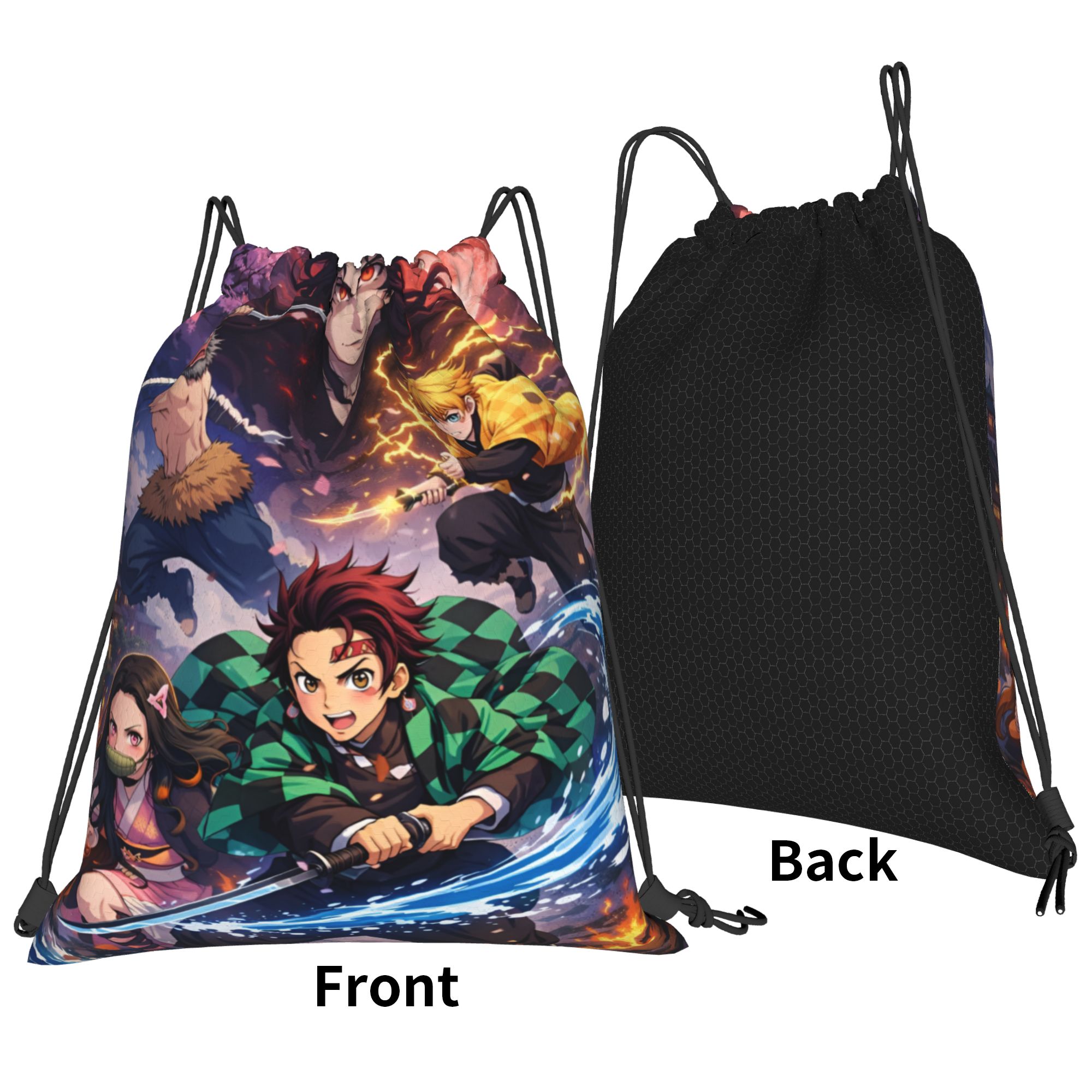 Custom D-Demons Slayers Drawst - Drawstring Gym Bag recension och pris