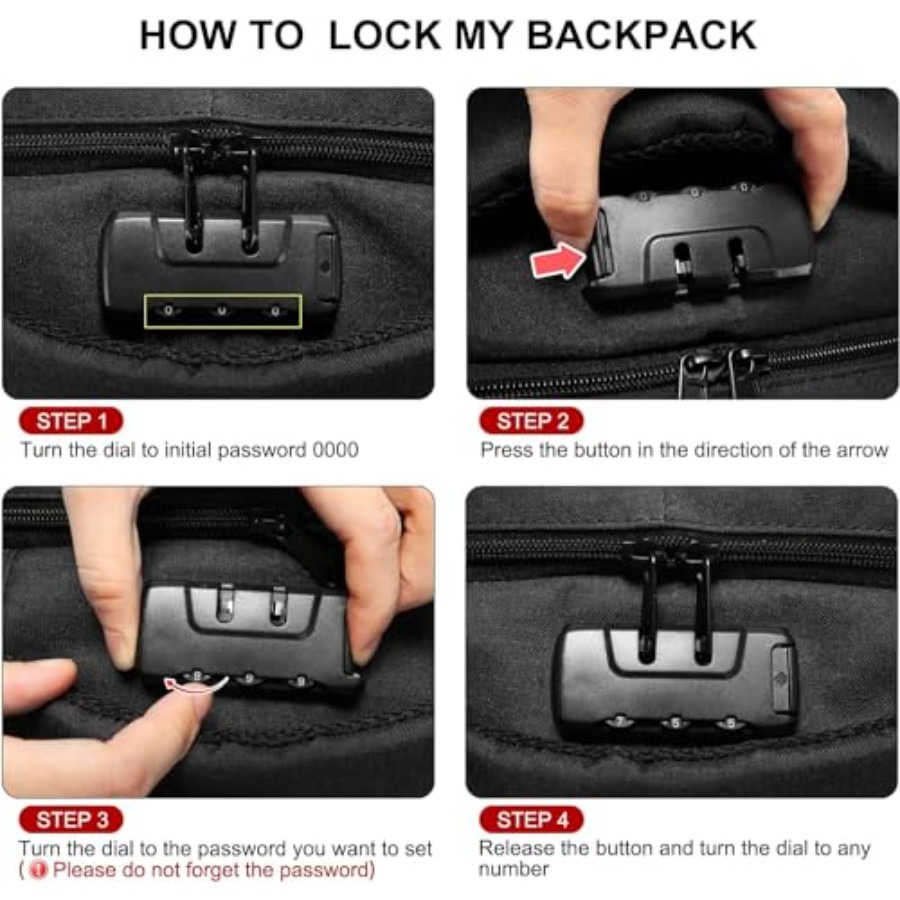 Laptop Backpack for Men Women, - Travel Backpack Anti Theft recension och pris
