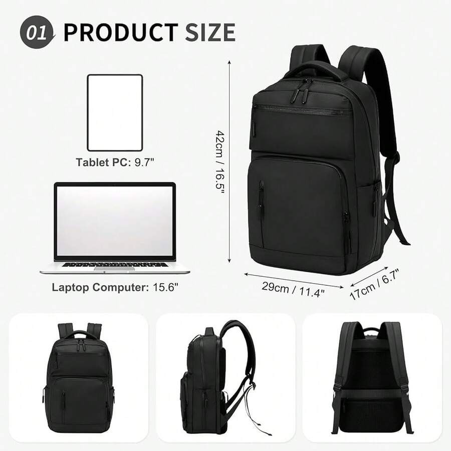 Waterproof Laptop Backpack For - Laptop Backpack 15.6 recension och pris