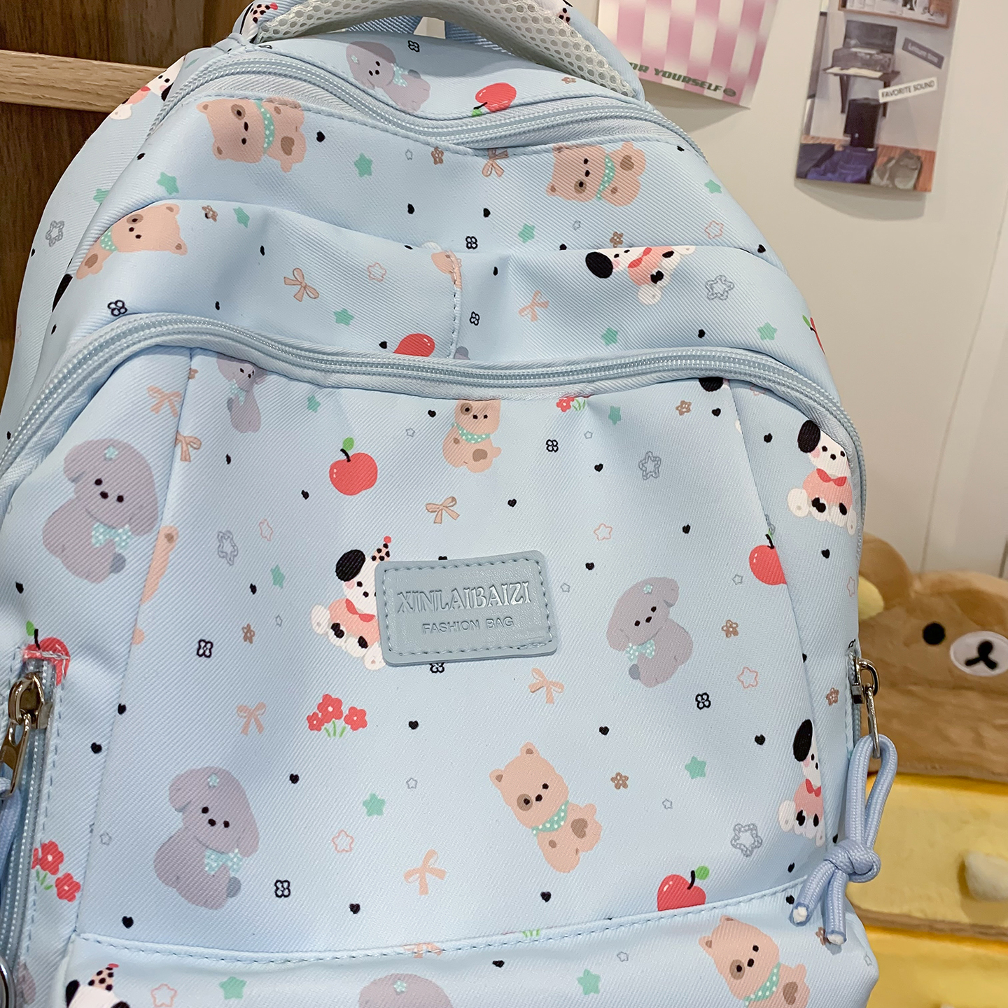 Cute Animal Print Backpack Wom - School Backpack Teen recension och pris