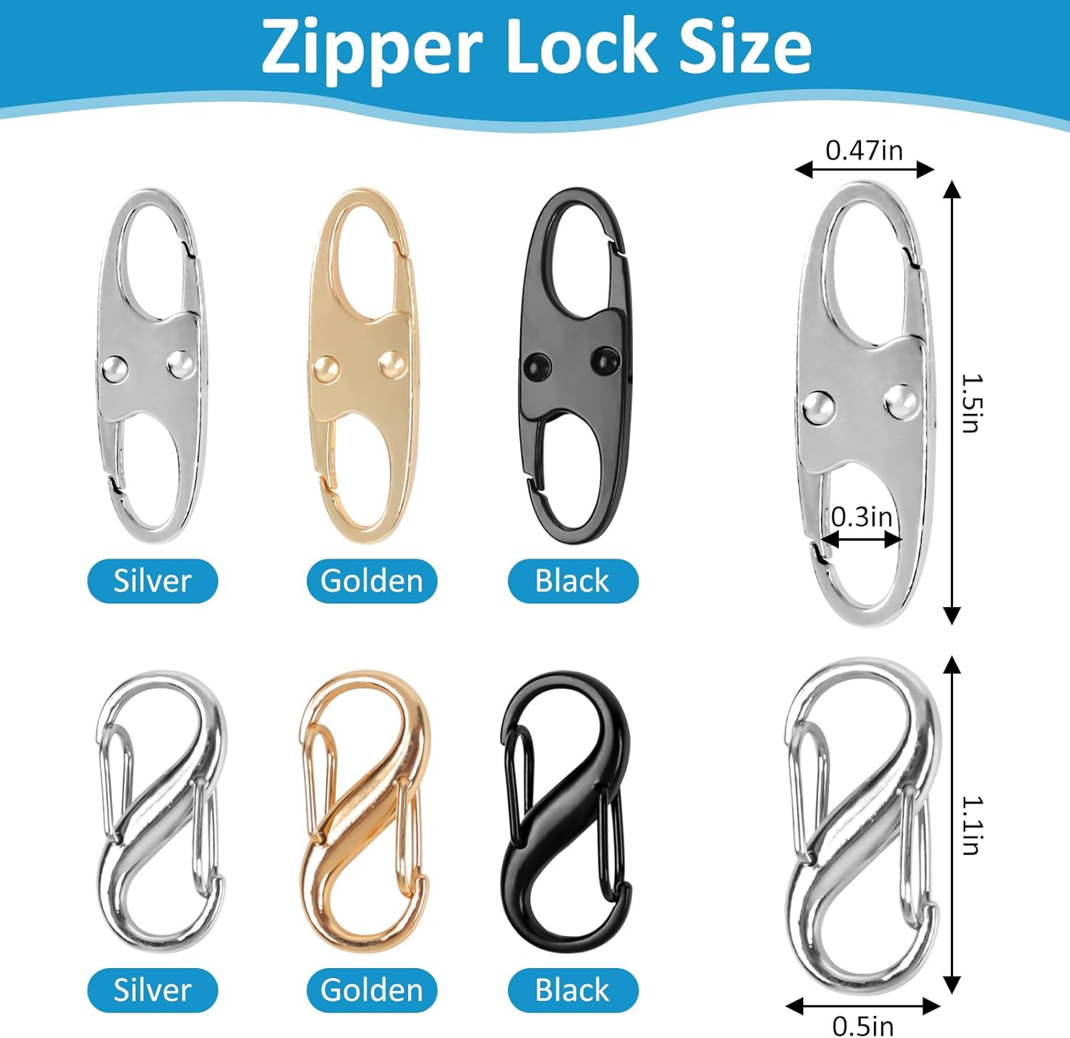 Lock Combo, Total 21PCS Clips  - Backpack Lock Combo recension och pris