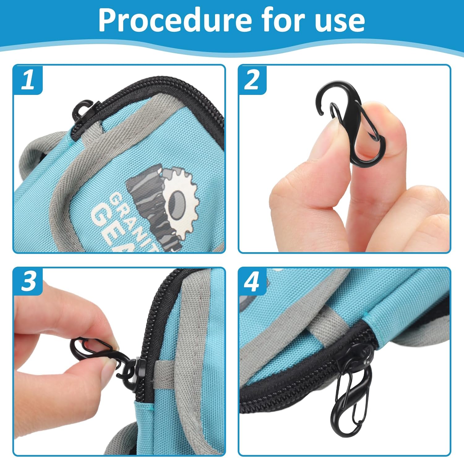 Lock Combo, Total 21PCS Clips  - Backpack Lock Combo recension och pris