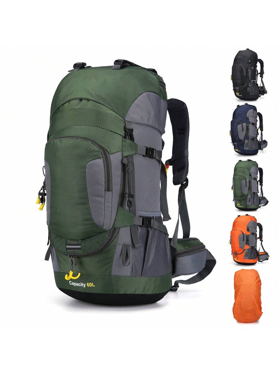 60L Waterproof Oxford Backpack - Hiking Backpack Waterproof recension och pris