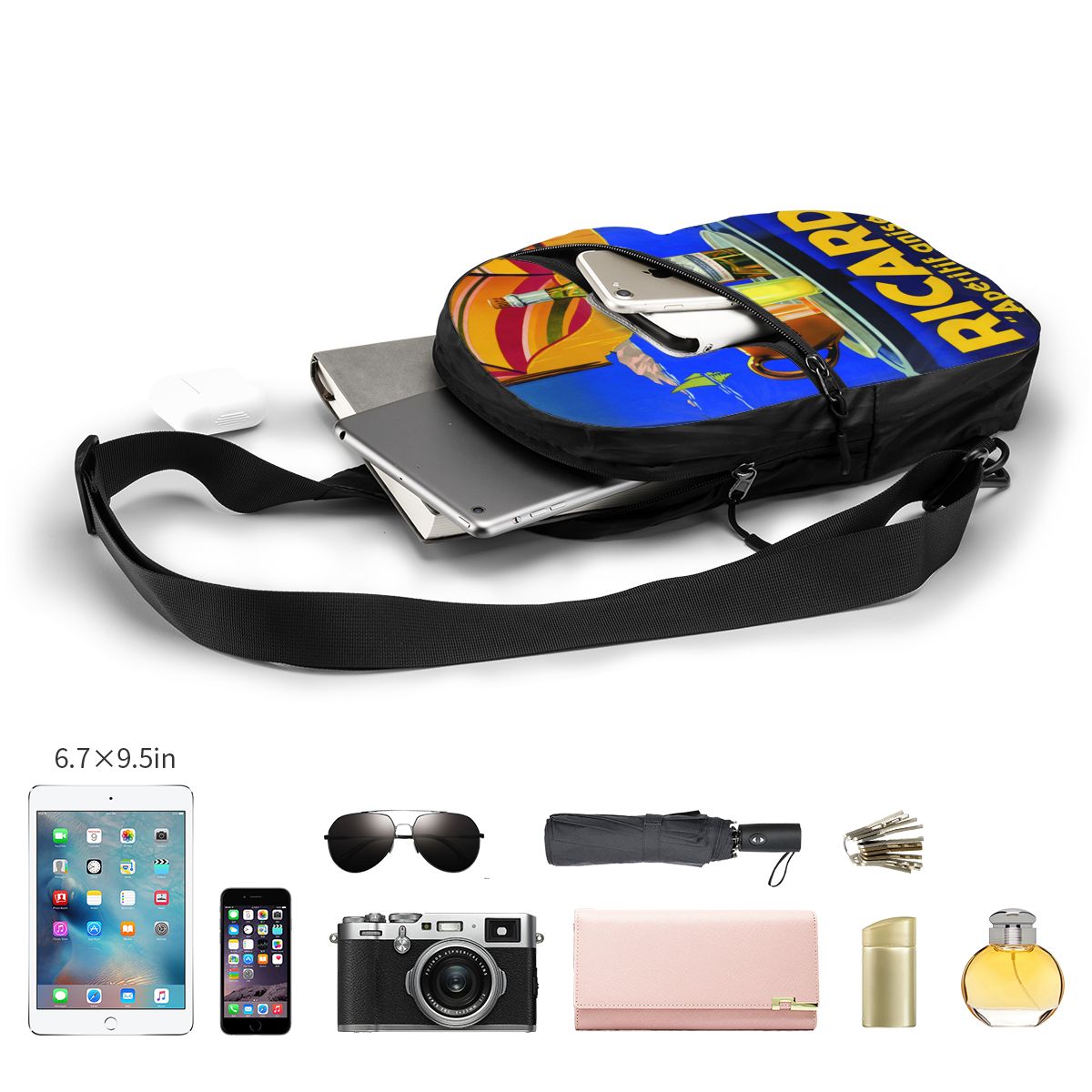 Custom Ricard Sling Chest Bag  - Sling Backpack Shoulder recension och pris