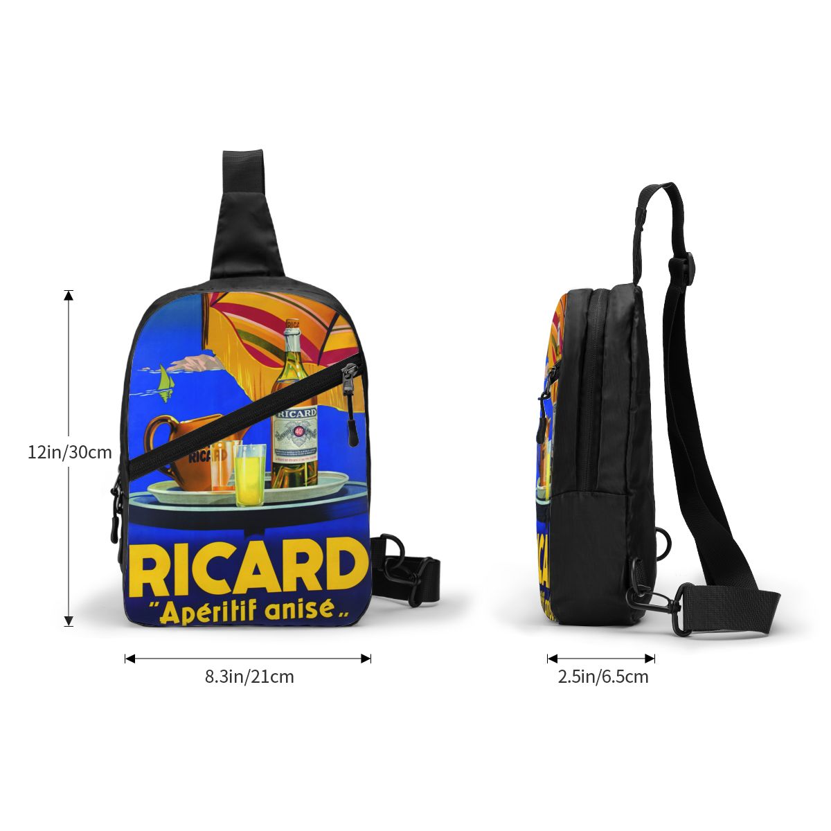 Custom Ricard Sling Chest Bag  - Sling Backpack Shoulder recension och pris