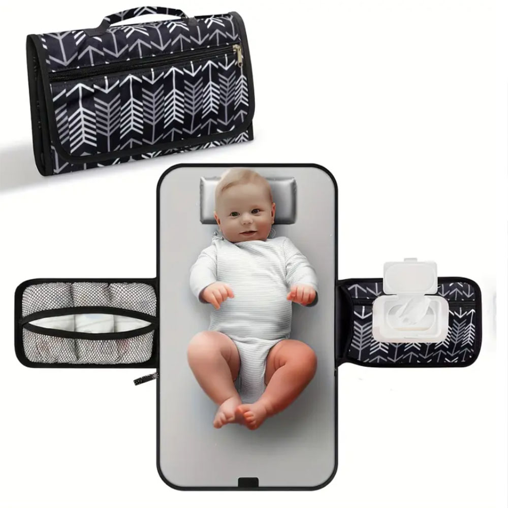 Portable Changing Pad for Diap - Backpack Diaper Bag recension och pris